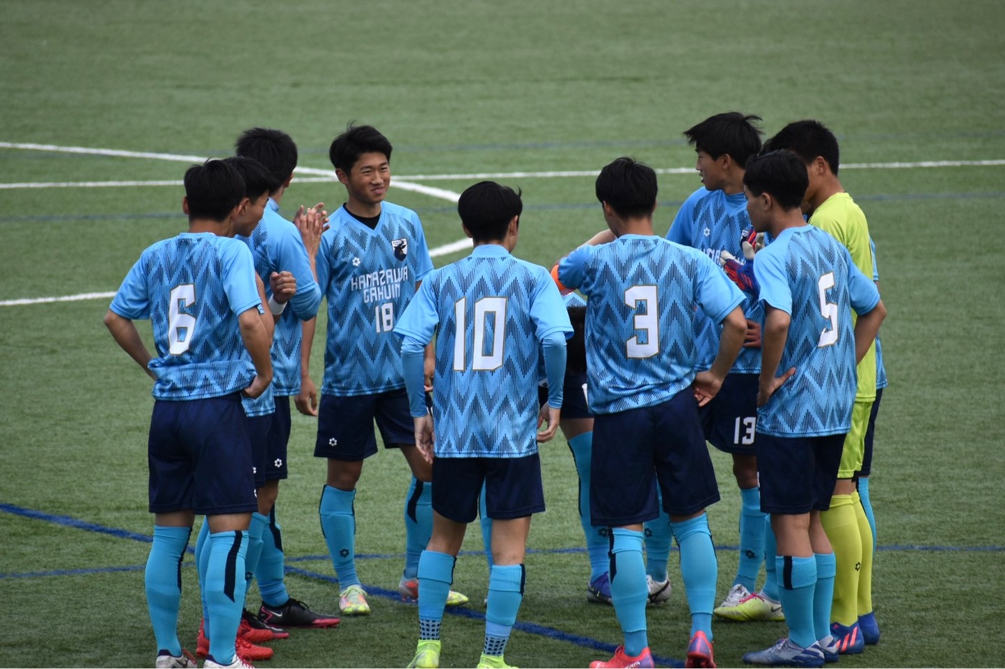 サッカー部 トップリーグ2戦目 金沢学院大学附属高等学校