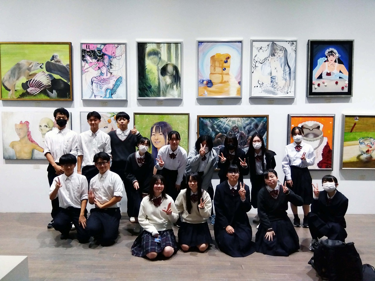 令和7年度石川県高等学校文化連盟 秋期「高校生の美術展」に参加しま