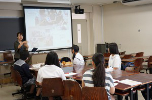 教育学科の体験授業