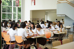 無料学食体験の様子