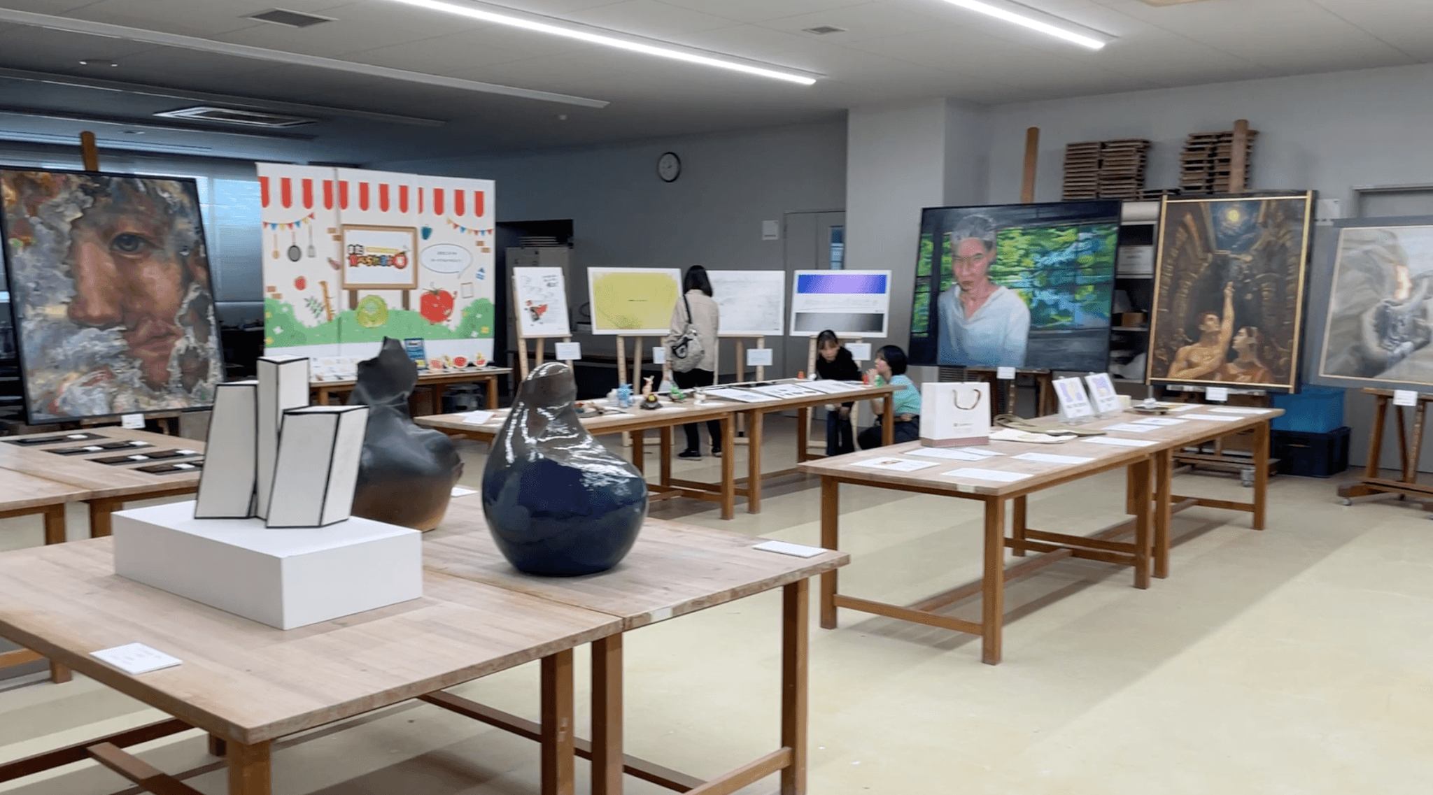 清鐘祭で芸術学部の学生作品80点を展示!